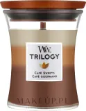 WoodWick WoodWick Hourglass Trilogy Café Sweets - Ароматическая свеча ВудВик Hourglass Trilogy Café Sweets, 275 г — фото 1