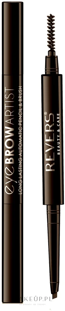 Карандаш для бровей Revers Eye Brow Artist автоматический, со щёточкой, 0,25 г, оттенок Brown