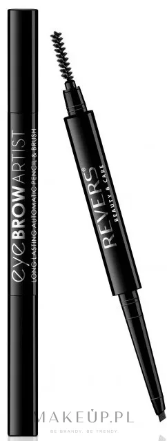 Карандаш для бровей Revers Eye Brow Artist автоматический, со щёточкой, 0,25 г, оттенок Black
