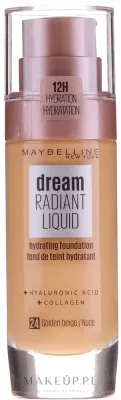 Тональная основа Maybelline New York Dream Radiant Liquid увлажняющая, 30 мл