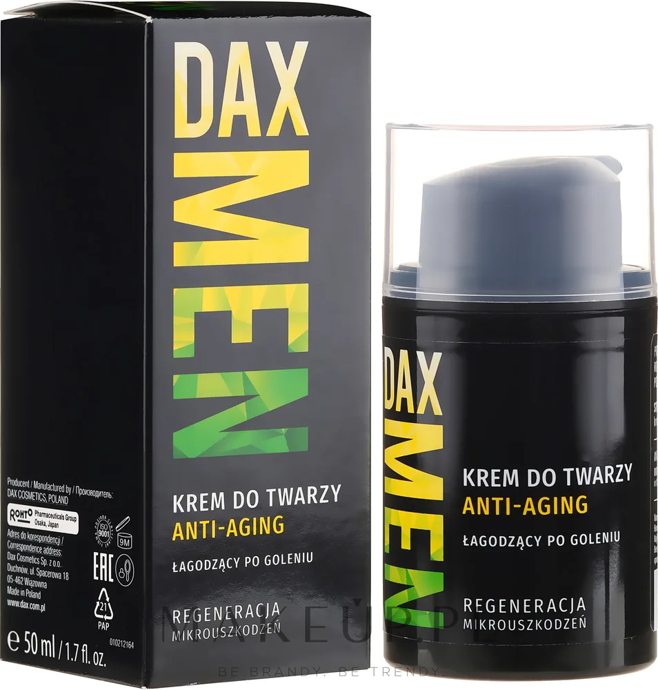 Крем для лица DAX Men мужской после бритья успокаивающий 50 мл