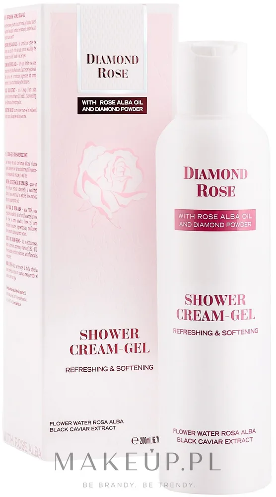 Крем-гель для душа BioFresh Diamond Rose Shower Cream-Gel освежающий, с экстрактом розы, 200 мл