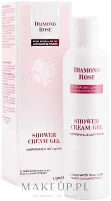 Крем-гель для душа BioFresh Diamond Rose Shower Cream-Gel освежающий, с экстрактом розы, 200 мл