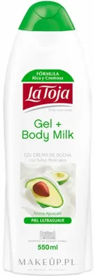 Гель для душа и молочко для тела Авокадо La Toja Hidrotermal Avocado Shower Gel + Body Milk, 600 мл