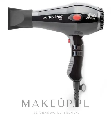 Фен для волос Parlux 3200 Plus черный, мотор Long Life и пониженный уровень шума