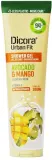 Питательный гель для душа с витамином Е, манго и авокадо Dicora Urban Fit Shower Gel, 825 мл — фото 3