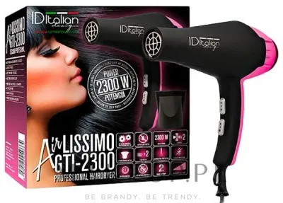 Фен для волос Iditalian Airlissimo GTI 2300 Rosa 2300 Вт компактный розовый