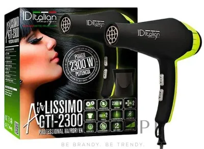 Фен для волос Iditalian Airlissimo GTI 2300 Verde 2300 Вт компактный зеленый
