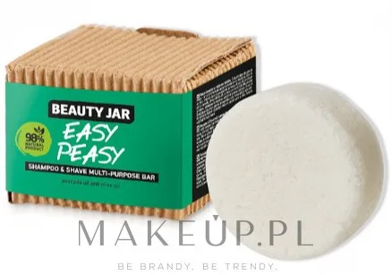 Мыло для волос и бритья Beauty Jar Easy Peasy Shampoo & Shave, 60 г