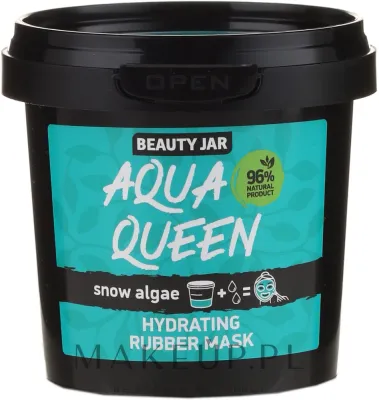 Увлажняющая маска для лица с экстрактом водорослей Beauty Jar Face Care Aqua Queen Rubber Mask, 20 г