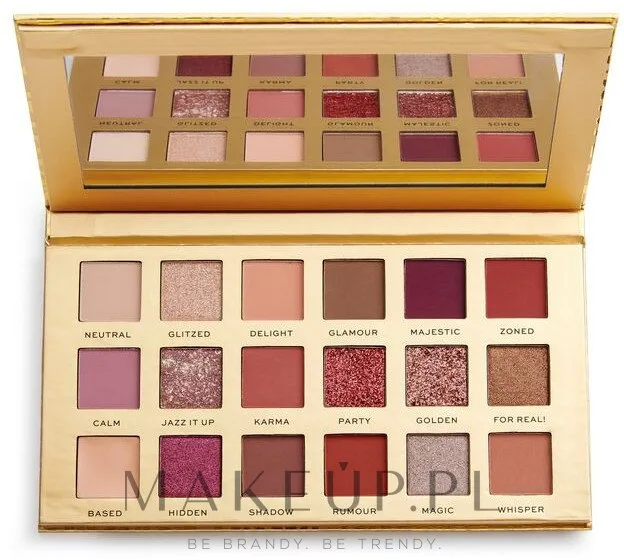 Палетка теней для век Revolution Pro New Neutral Eyeshadow Palette 18 оттенков