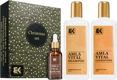 Набор для волос Brazil Keratin Amla Vital шампунь кондиционер и масло с амлой и кератином 300+300+50 мл