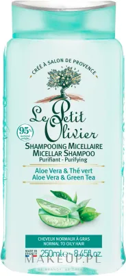 Шампунь Le Petit Olivier Aloe Vera & Green Tea для нормальных и жирных волос 250 мл