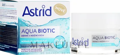Крем для лица Astrid Aqua Biotic дневной увлажняющий для нормальной кожи 50 мл