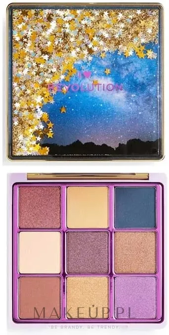 Палетка теней для век I Heart Revolution Snow Globe Eyeshadow Palette, оттенок Arctic