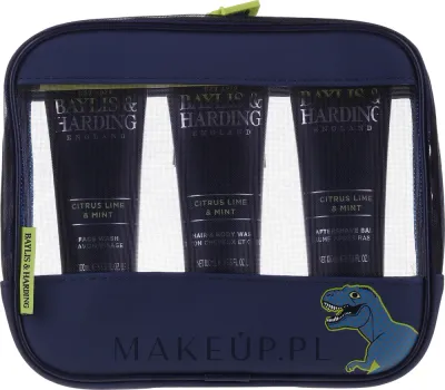 Набор для мужчин Baylis & Harding Citrus Lime & Mint средства для тела лица и бритья с косметичкой