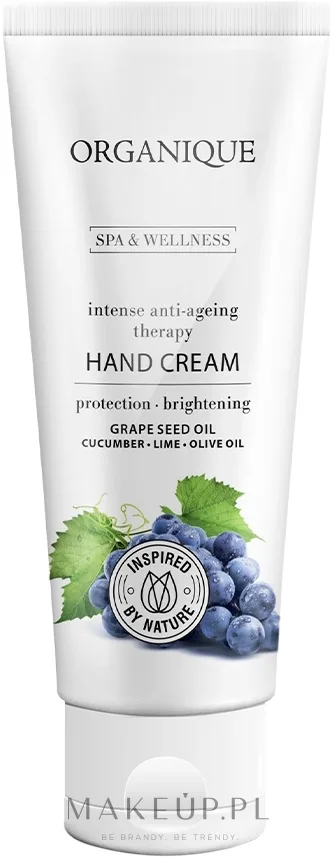 Крем для рук Organique Spa Therapies Grape с маслом ши и маслом виноградных косточек 70 мл
