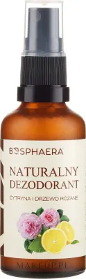 Натуральный дезодорант-спрей Bosphaera Lemon & Rosewood