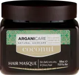 Маска для волос Arganicare Coconut регенерирующая, для сухих и вьющихся волос, кокосовое и аргановое масло, масло ши, 500 мл — фото 1