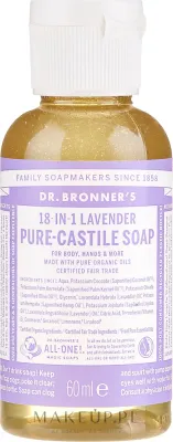 Жидкое мыло Dr. Bronner's 18-in-1 Pure Castile лаванда, 475 мл