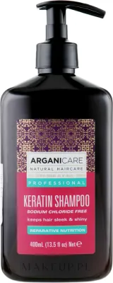Шампунь Arganicare Keratin для всех типов волос с кератином и аргановым маслом 400 мл