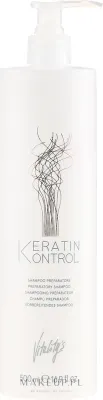 Подготовительный шампунь Vitality's Keratin Kontrol перед кератиновым уходом 500 мл