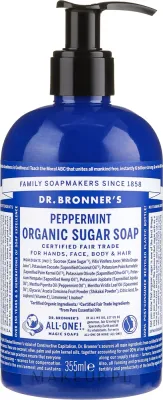 Жидкое мыло Dr. Bronner's Organic Sugar мята, 355