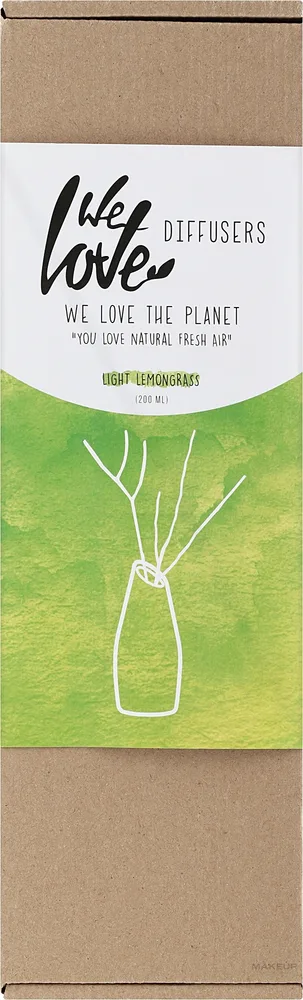 Ароматический диффузор We Love The Planet Light Lemongras 200 мл