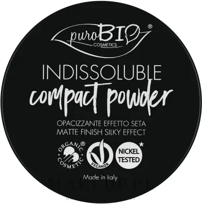 Компактная пудра PuroBio Cosmetics Compact Powder, 9 г