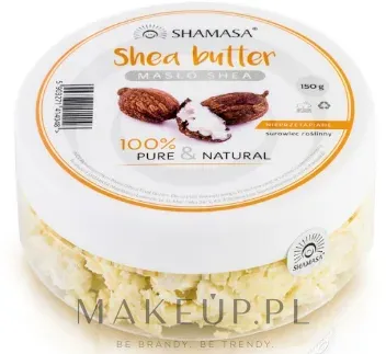 Масло ши карите Shamasa натуральное нерафинированное для тела, лица и волос 150 г