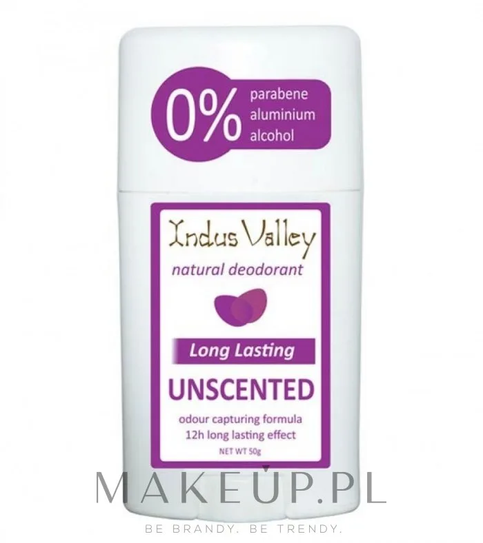 Натуральный дезодорант-стик без запаха Indus Valley Unscented