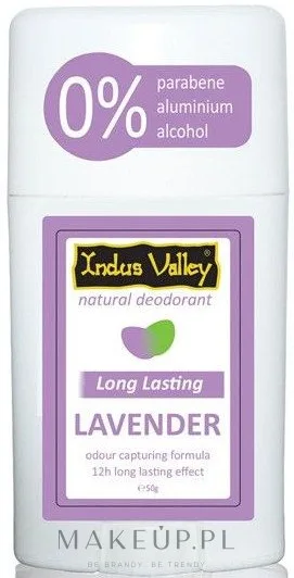 Натуральный дезодорант-стик с лавандой Indus Valley Lavender