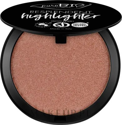PuroBio Cosmetics Rozświetlacz - Хайлайтер для лица PuroBio Resplendent Highlighter