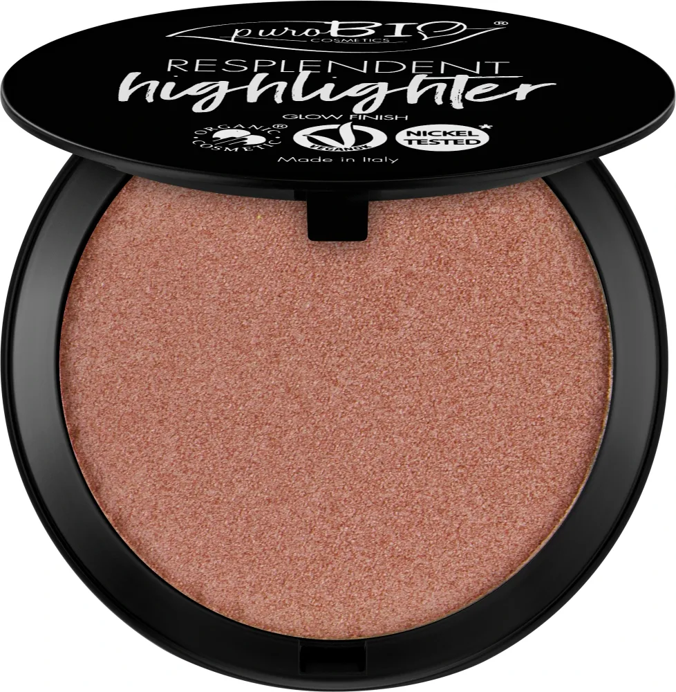 PuroBio Cosmetics Rozświetlacz - Хайлайтер для лица PuroBio Resplendent Highlighter, оттенок 04