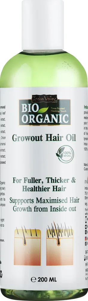 Травяное масло для волос и кожи головы Indus Valley Growout Hair Oil