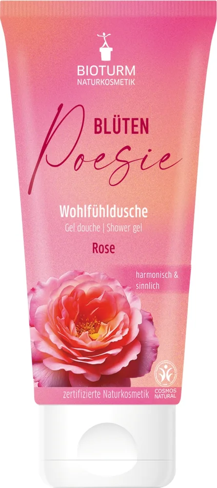Гель для душа Роза Bioturm Rose Shower Gel No.72, 200 мл