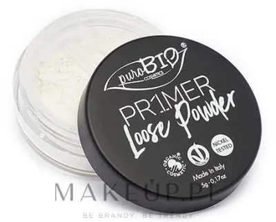 Рассыпчатая фиксирующая пудра PuroBio Cosmetics Primer Loose Powder, 5 г