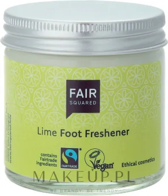 Fair Squared Lime Foot Freshener крем для ног освежающий с лаймом веганский аргановое масло шалфей уход за стопами 50 мл