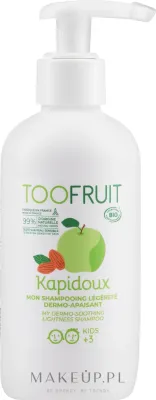 Детский шампунь TOOFRUIT Kapidoux успокаивающий, яблоко и миндаль