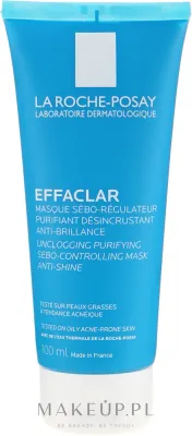 Очищающая маска для лица La Roche-Posay Effaclar Unclogging Purifying Sebo-Controlling Mask Anti-Shine, 100 мл