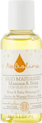 Масло для массажа Nebiolina Baby для мамы и малыша с овсом 100 мл