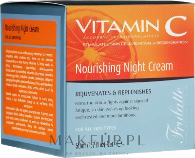 Крем для лица Frulatte Vitamin C Nourishing ночной питательный для зрелой кожи 50 мл