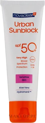 Крем для лица солнцезащитный Novaclear Urban Sunblock Sensitive SPF50 для чувствительной кожи 40 мл