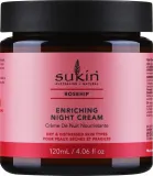 Крем для лица Sukin Rosehip Enriching ночной питательный с шиповником для сухой кожи 120 мл/ Сьюкин — фото 1