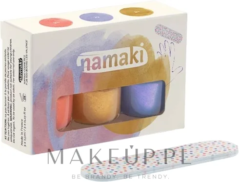 Набор Namaki, оттенок Coral + Lavender Blue + Gold