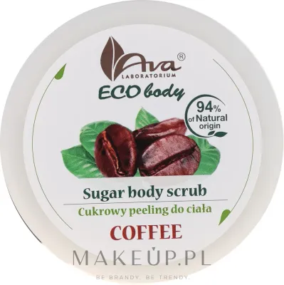 Скраб сахарный для тела AVA Laboratorium Eco Body с кофе, 250 г