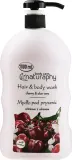 Мыло для душа для волос и тела Вишня с экстрактом алоэ Naturaphy Hair & Body Wash, 1000 мл — фото 1