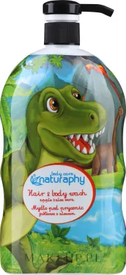 Детское мыло для душа Яблоко с алоэ Naturaphy Hair & Body Wash, 1000 мл