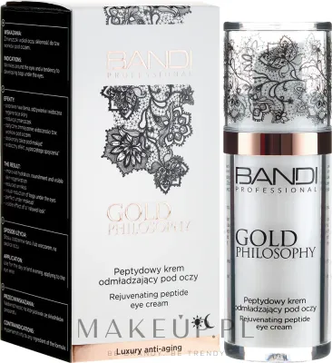 Крем для области вокруг глаз Bandi Professional Gold Philosophy с пептидами и маслом ши для зрелой кожи 30 мл