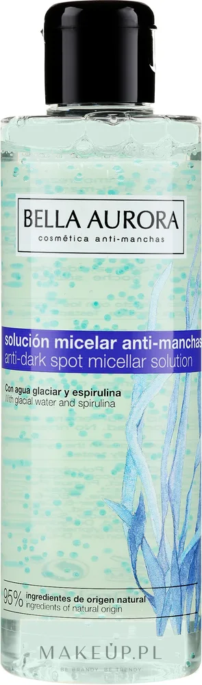 Bella Aurora Anti-Dark Spot мицеллярная вода с ниацинамидом для кожи с пигментацией 200 мл